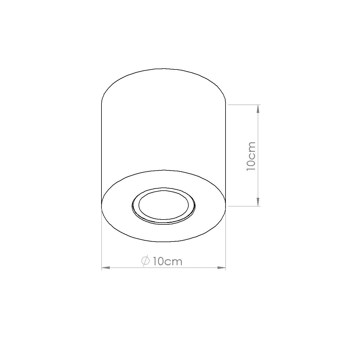 Plafond "ORBIS" – in Beige | Dexity Lichtdesign