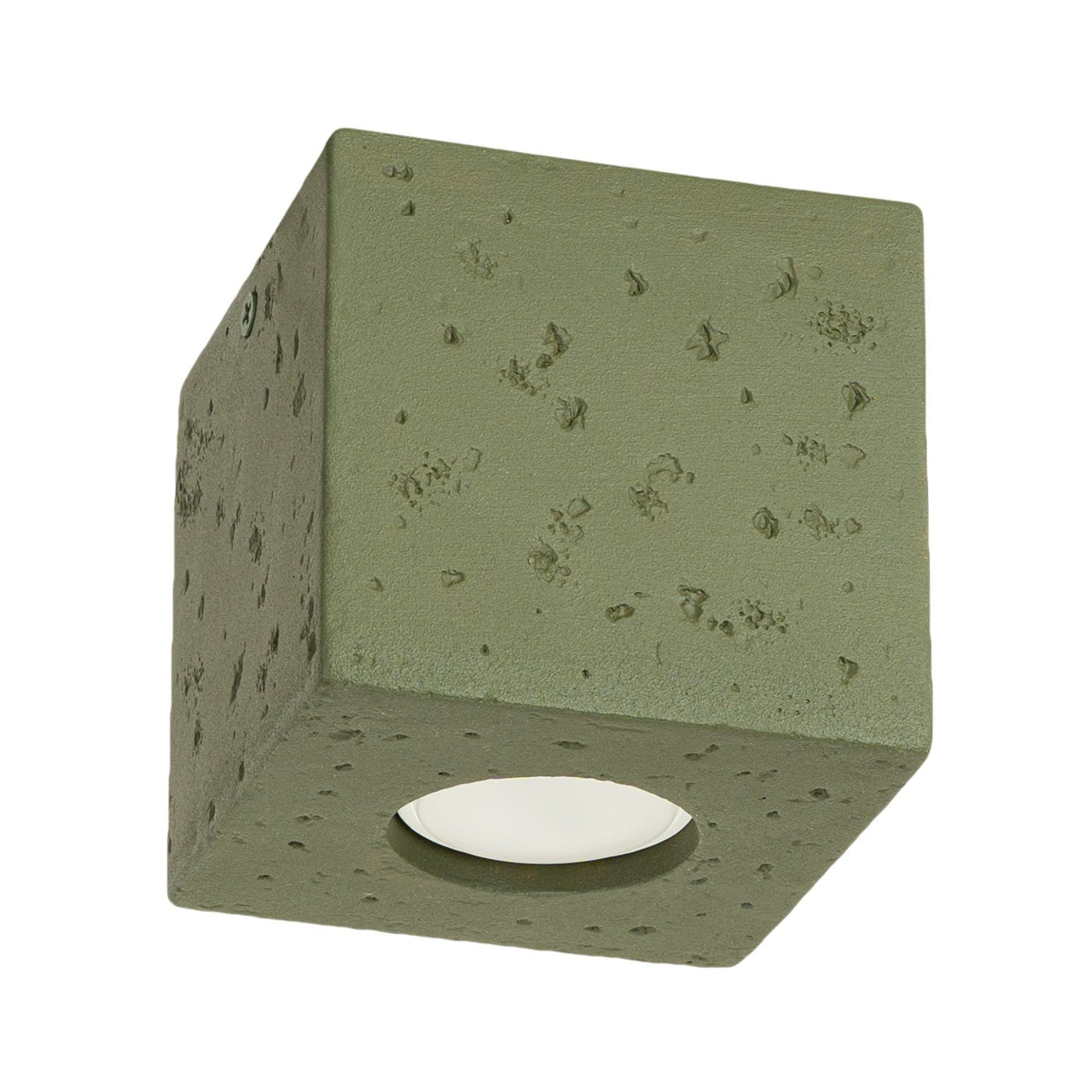Plafond "QUAD" – in Olivgrün | Dexity Lichtdesign