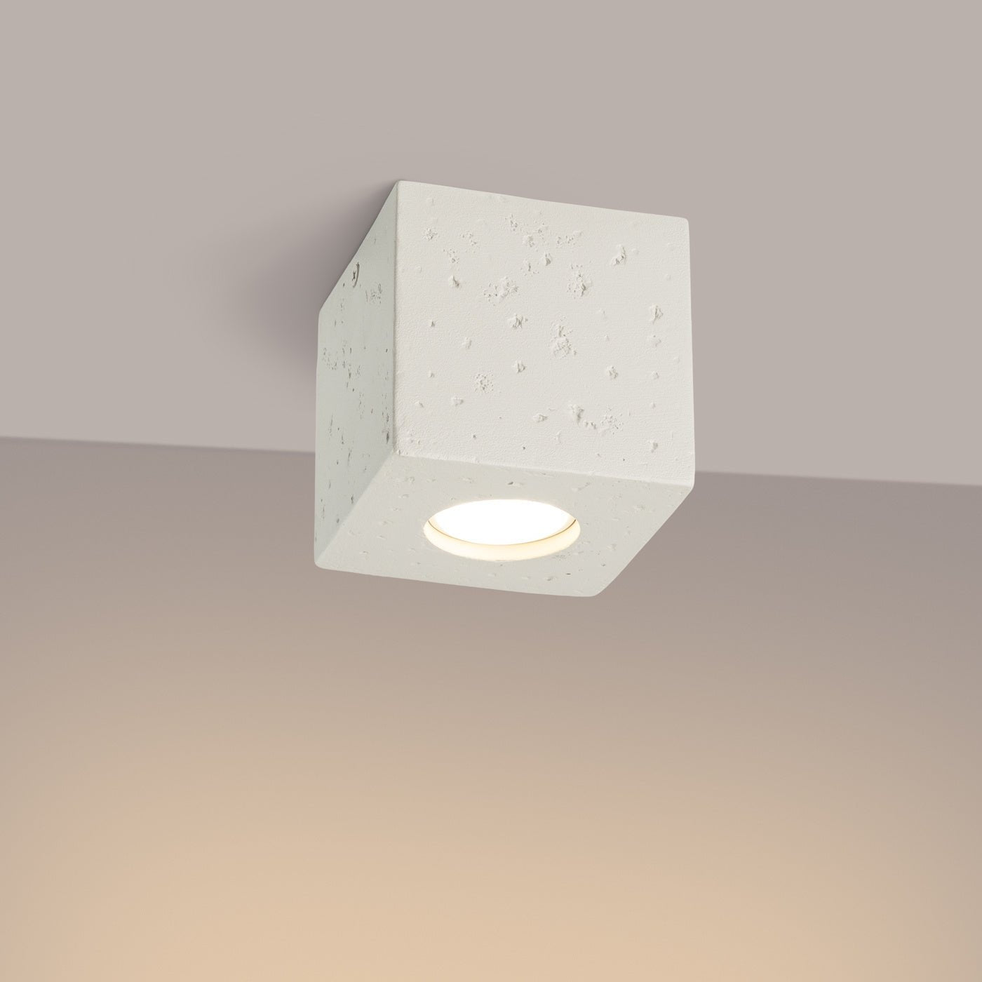 Plafond "QUAD" – in Beige | Dexity Lichtdesign