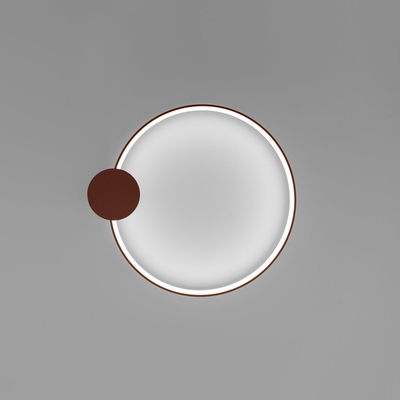 Plafond "RIO 55" 4000K – Deckenleuchte in Roter Ocker | Dexity Lichtdesign