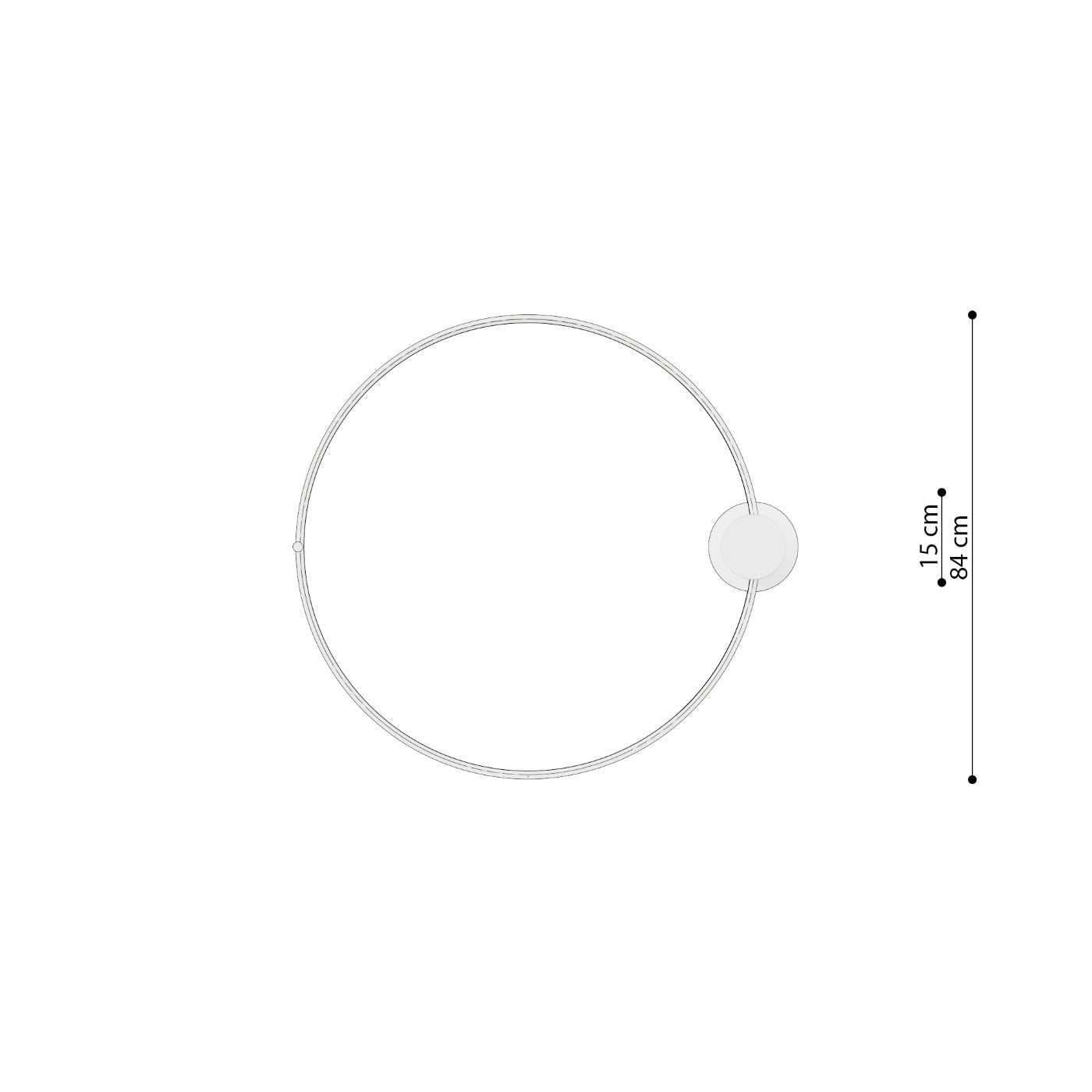 Plafond "RIO 78" 4000K – Deckenleuchte in Olivgrün | Dexity Lichtdesign