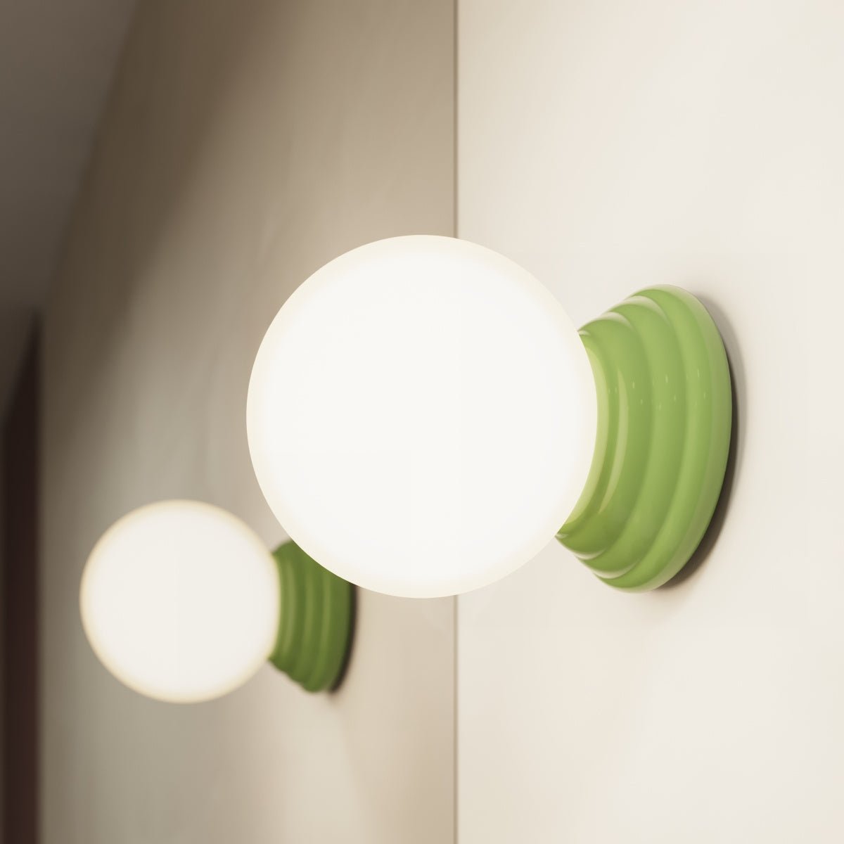 Plafond "ZORI" IP44 – in Grün | Dexity Lichtdesign
