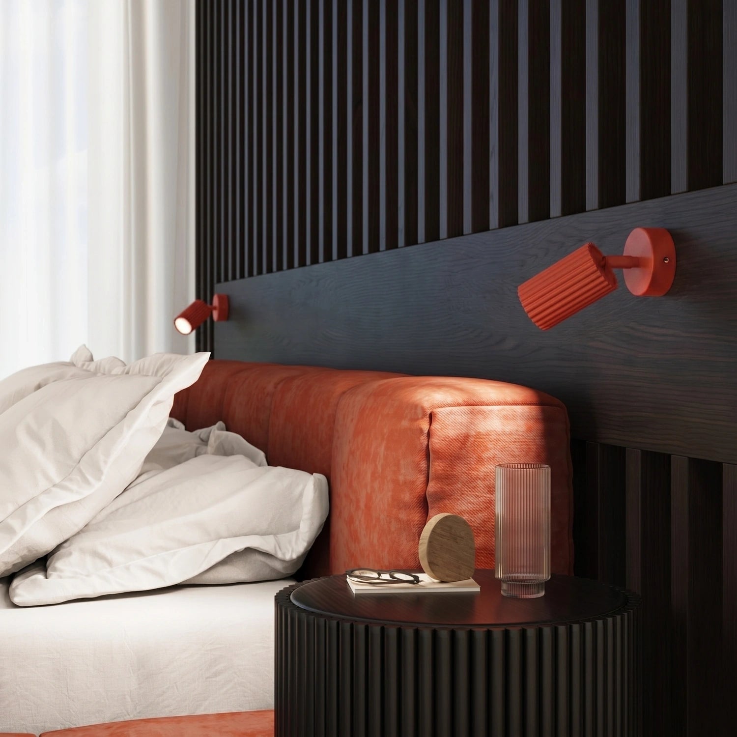Wandleuchte "KARBON" mit Schalter