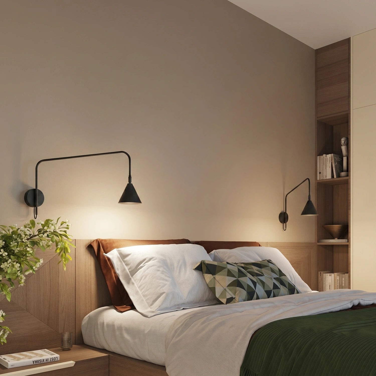 Wandleuchte "NOX 1" mit Schalter