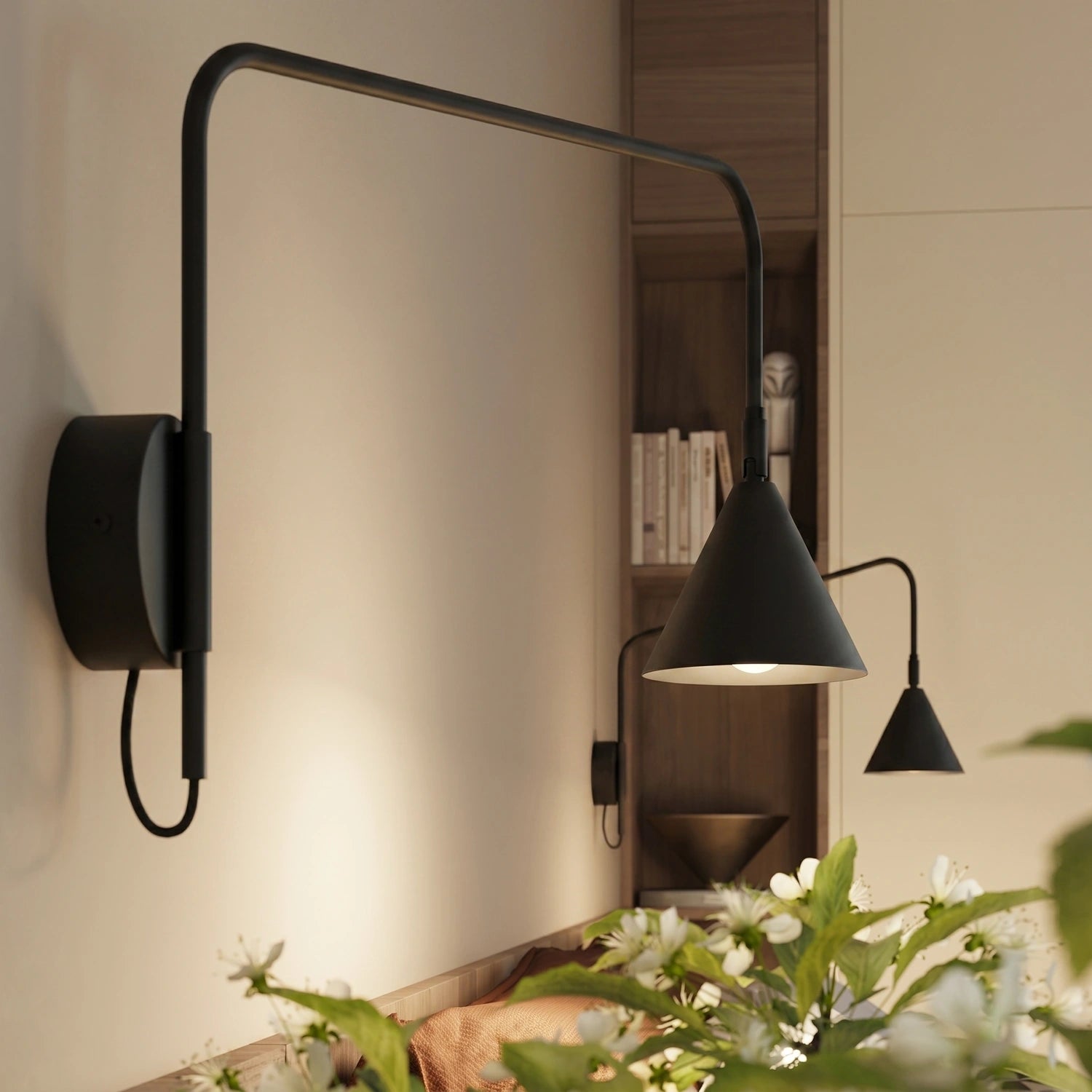 Wandleuchte "NOX 1" mit Schalter