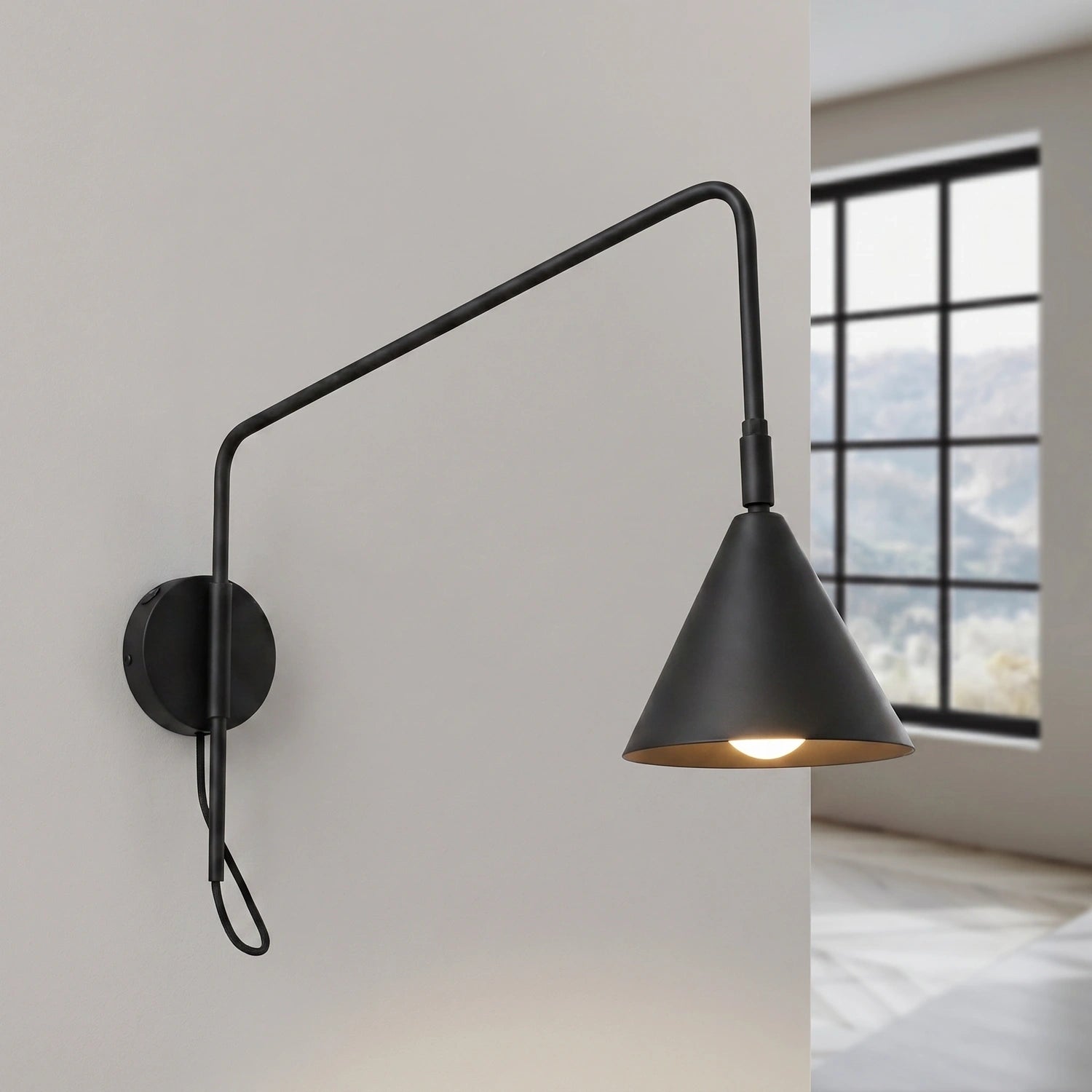Wandleuchte "NOX 1" mit Schalter