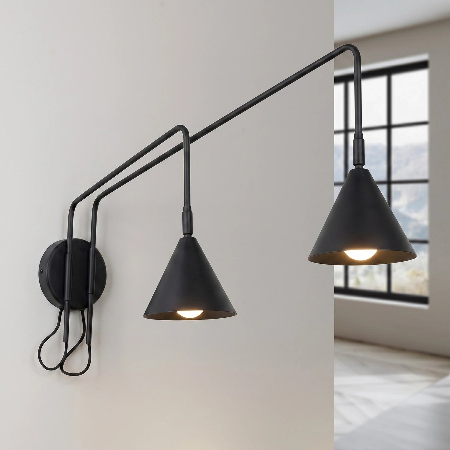 Wandleuchte "NOX 2" mit Schalter