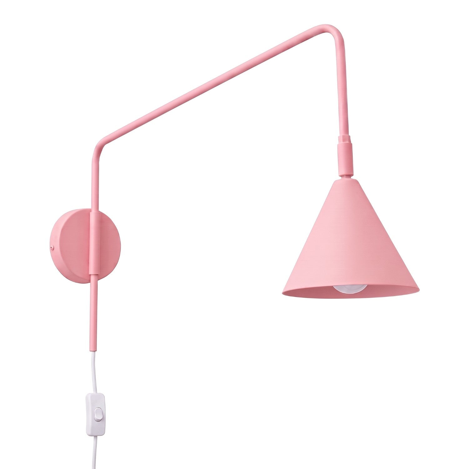 Wandleuchte "NOX" mit Stecker und Kabelschalter