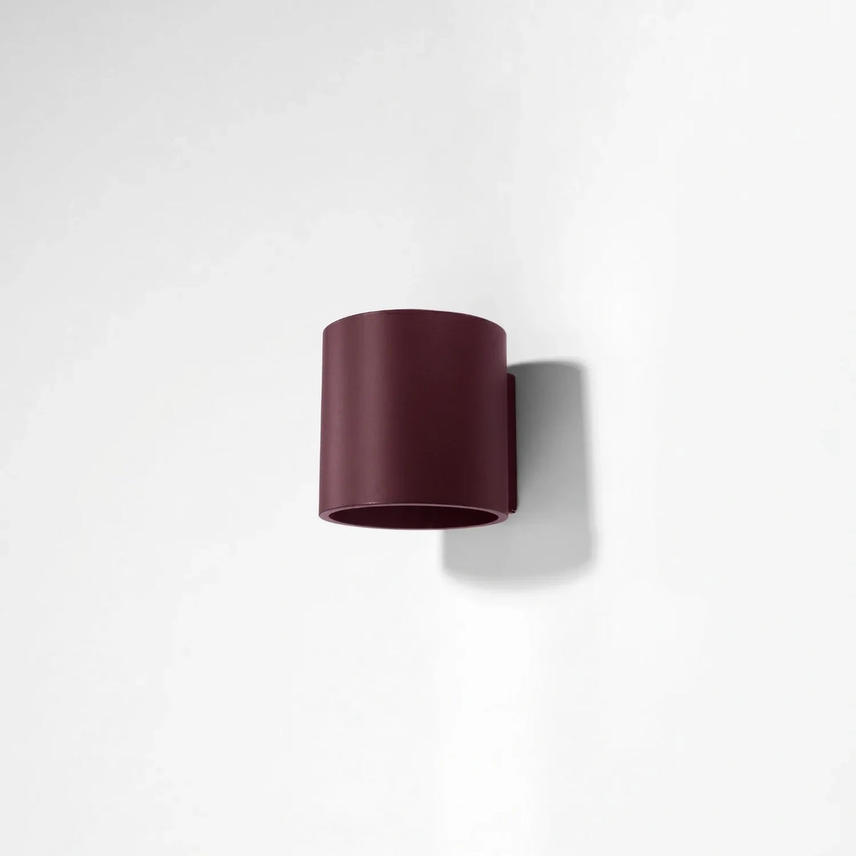Wandleuchte "Orbis 1" – Wandlampen in Burgunderrot | Dexity Lichtdesign
