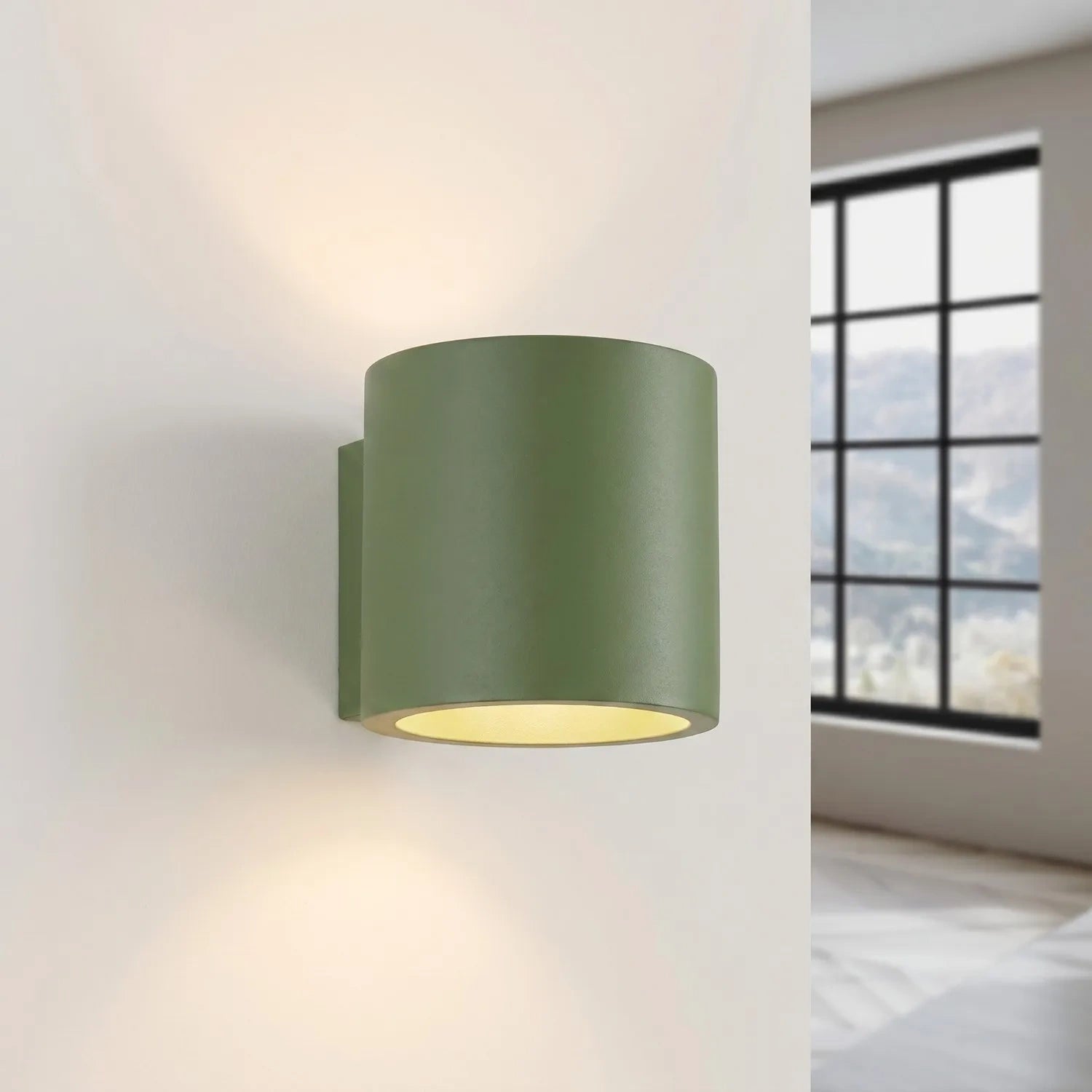 Wandleuchte "Orbis 1" – Wandlampen in Olivgrün | Dexity Lichtdesign