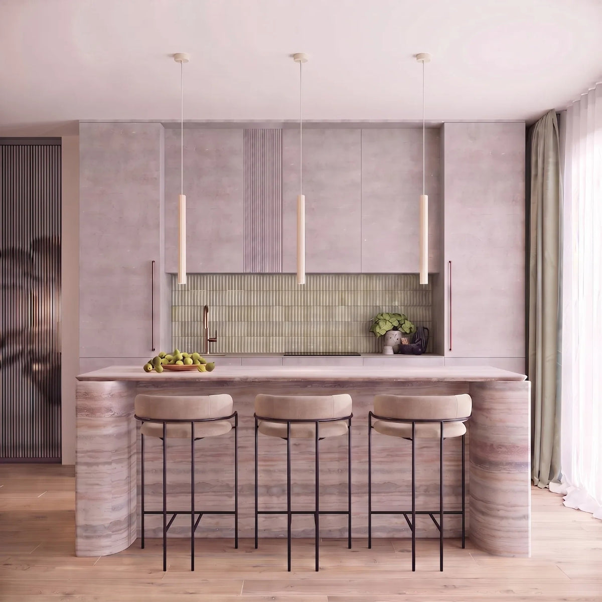 Pendelleuchte "CORA 1" – Pendelleuchten in Beige | Dexity Lichtdesign