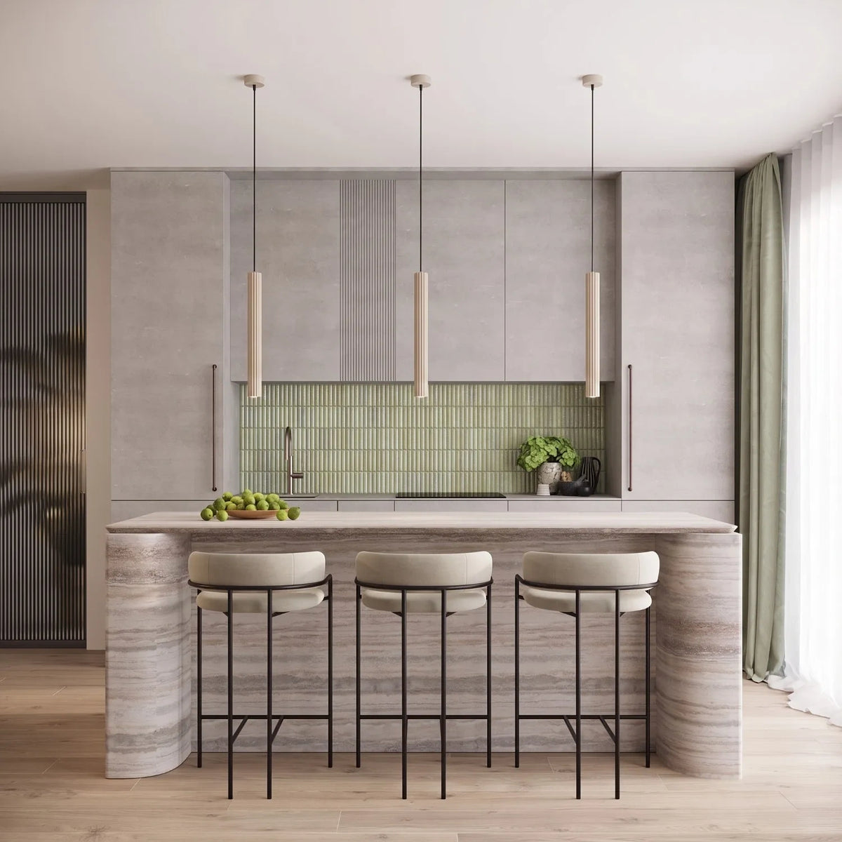 Pendelleuchte "CORA 1" – Pendelleuchten in Taupe | Dexity Lichtdesign