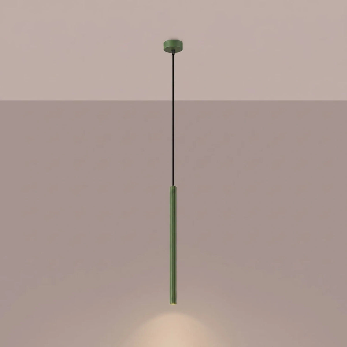 Pendelleuchte "CORA 1" – Pendelleuchten in Olivgrün | Dexity Lichtdesign