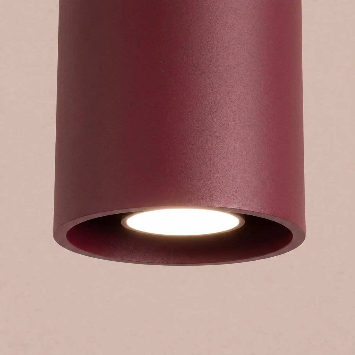 Deckenleuchte "Orbis 1" – Deckenlampen in Burgunderrot | Dexity Lichtdesign