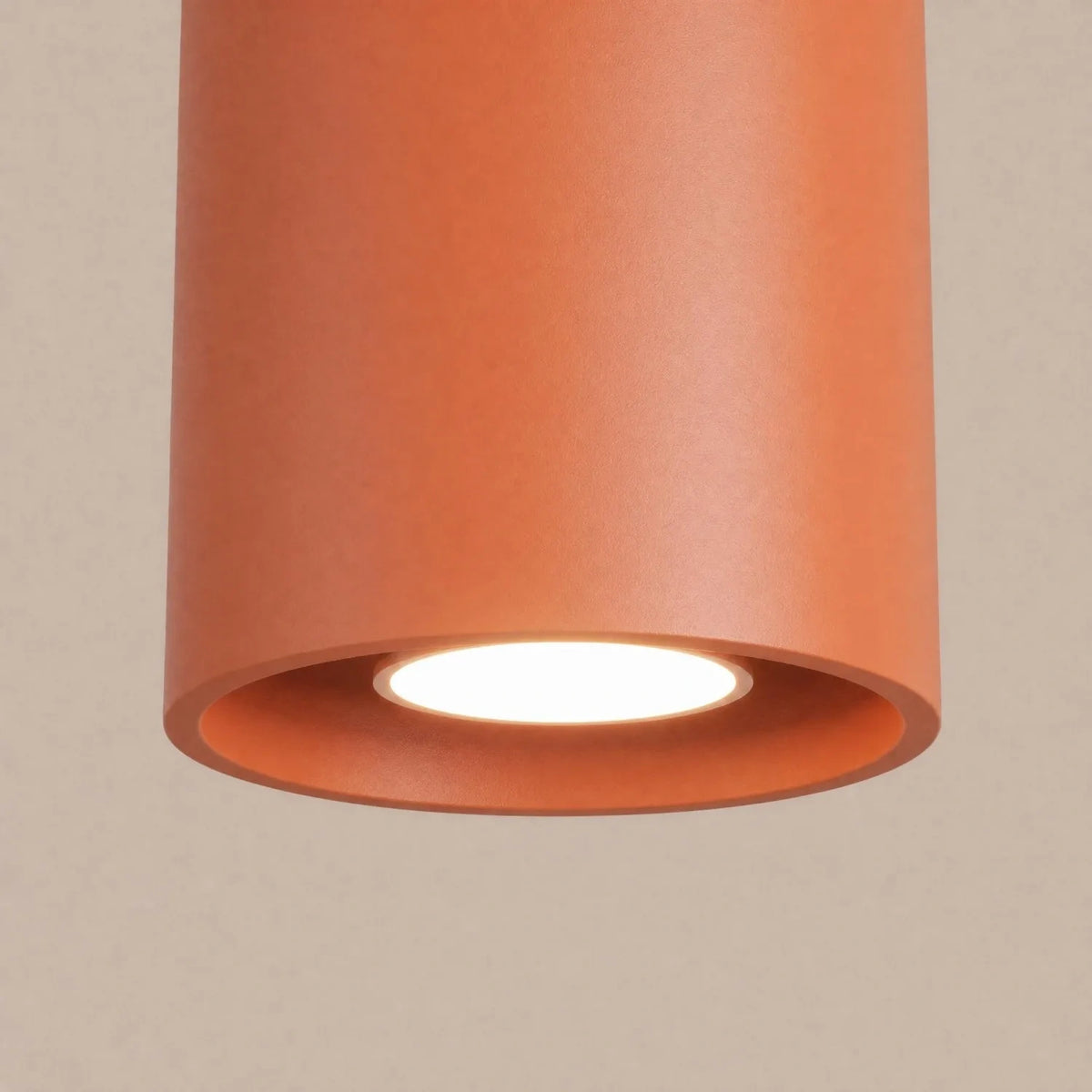 Deckenleuchte "Orbis 1" – Deckenlampen in Rotem Ocker | Dexity Lichtdesign