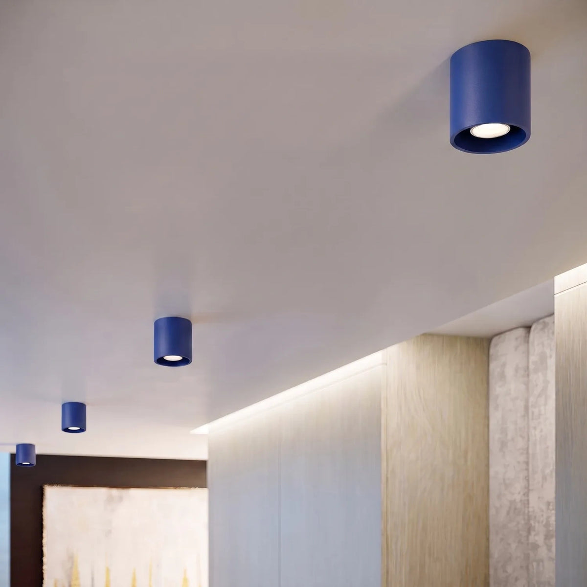 Deckenleuchte "Orbis 1" – Deckenlampen in Ultramarin | Dexity Lichtdesign