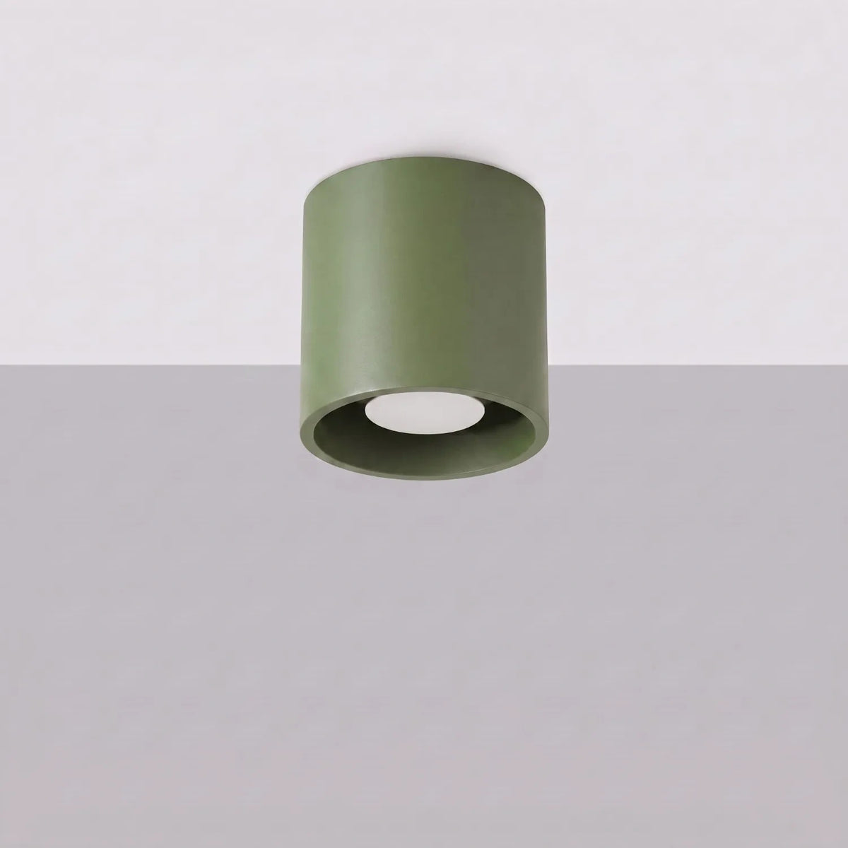 Deckenleuchte "Orbis 1" – Deckenlampen in Olivgrün | Dexity Lichtdesign