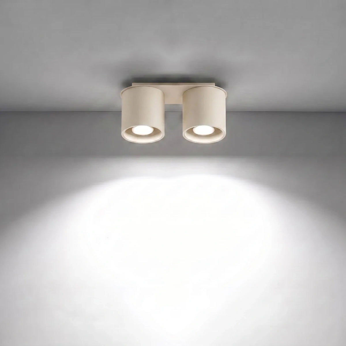 Deckenleuchte "Orbis 2" – Deckenleuchten in Beige | Dexity Lichtdesign