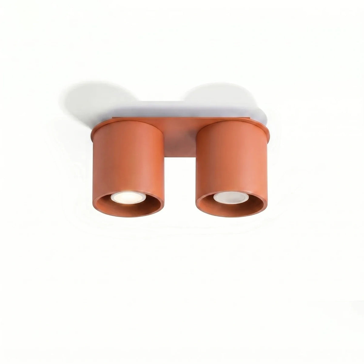Deckenleuchte "Orbis 2" – Deckenleuchten in Rotem Ocker | Dexity Lichtdesign