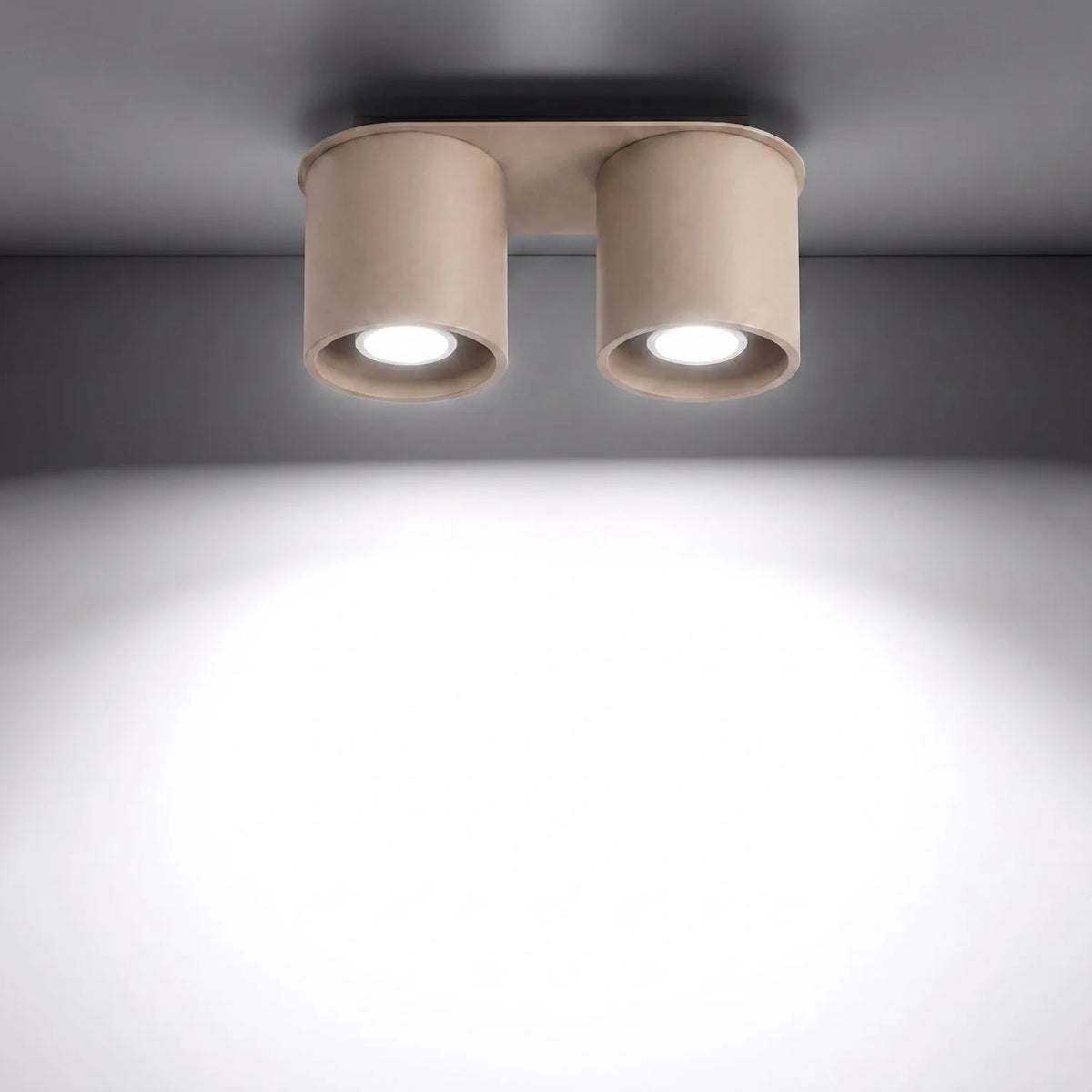 Deckenleuchte "Orbis 2" – Deckenleuchten in Taupe | Dexity Lichtdesign