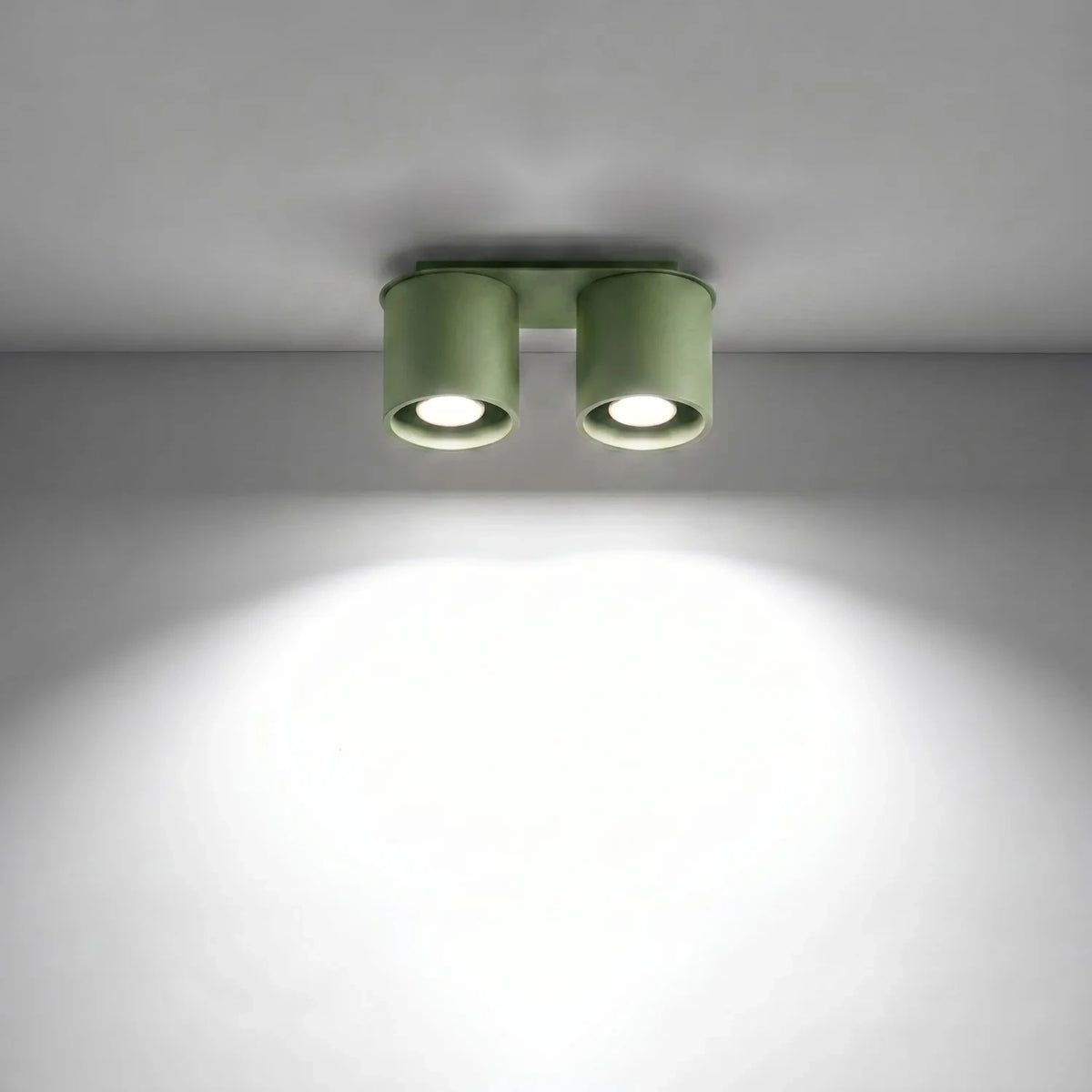 Deckenleuchte "Orbis 2" – Deckenleuchten in Olivgrün | Dexity Lichtdesign