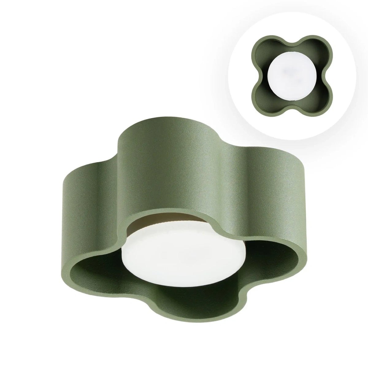 Deckenleuchte "OVIO 1" flach