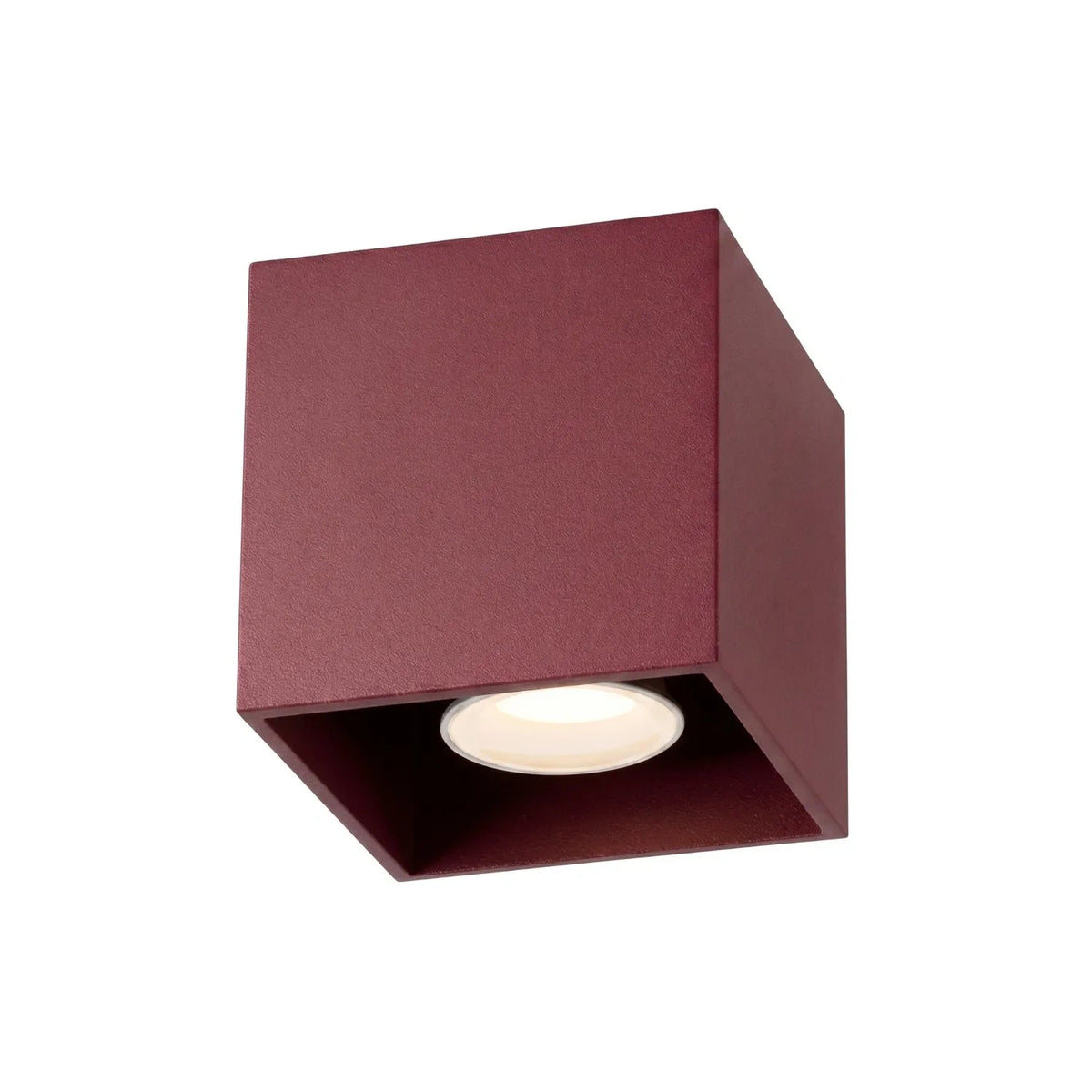 Deckenleuchte "QUAD 1" – Deckenlampen in Burgunderrot | Dexity Lichtdesign
