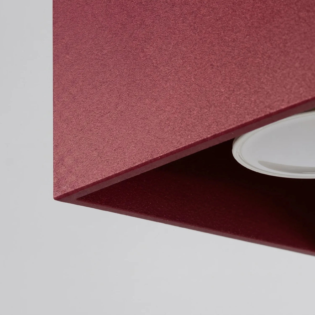 Deckenleuchte "QUAD 1" – Deckenlampen in Burgunderrot | Dexity Lichtdesign