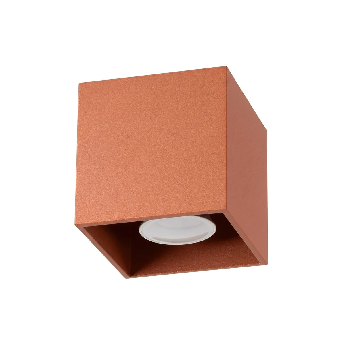 Deckenleuchte "QUAD 1" – Deckenlampen in Rotem Ocker | Dexity Lichtdesign