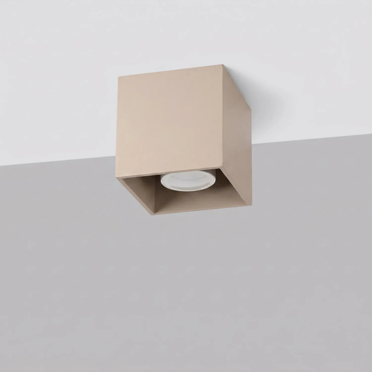 Deckenleuchte "QUAD 1" – Deckenlampen in Taupe | Dexity Lichtdesign