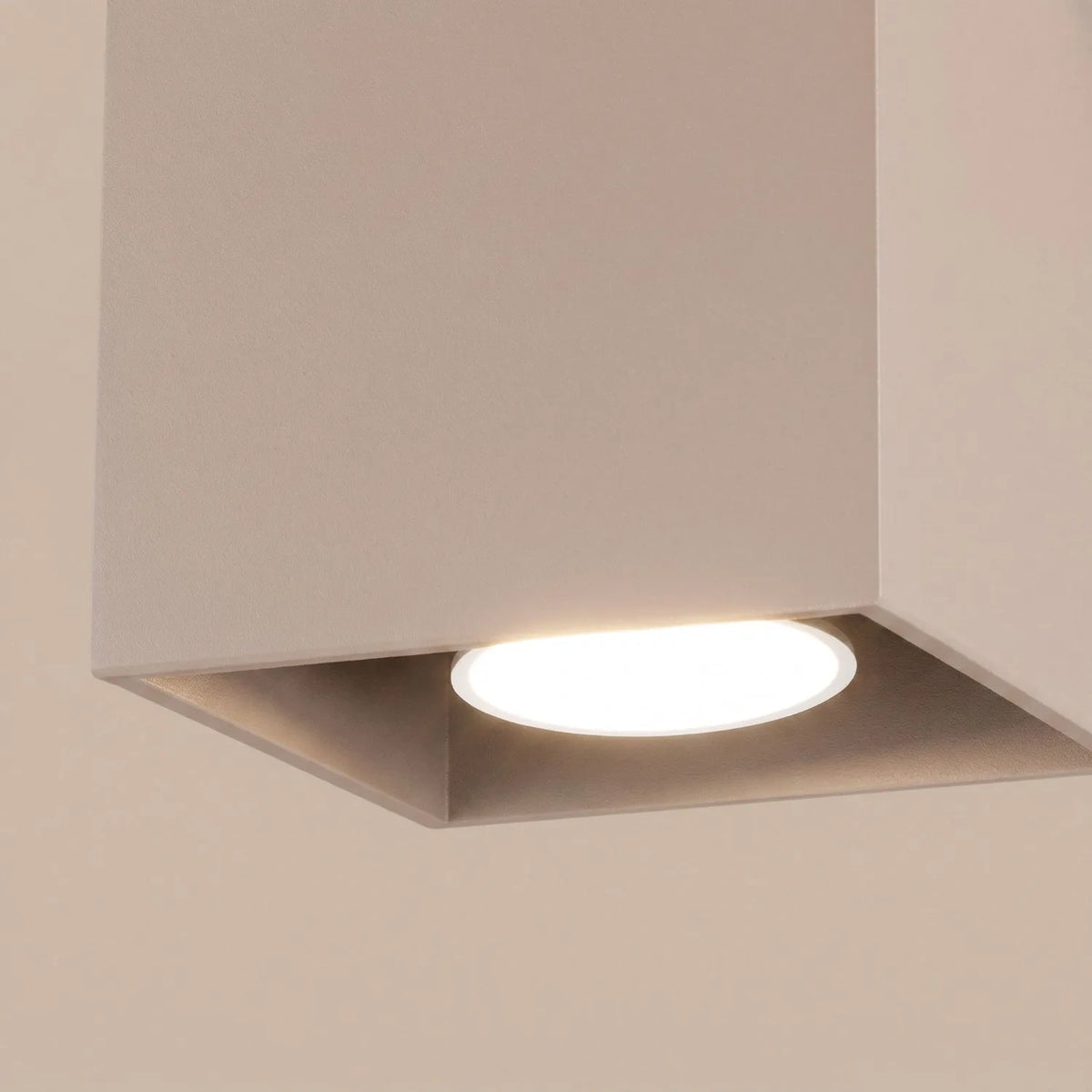 Deckenleuchte "QUAD 1" – Deckenlampen in Taupe | Dexity Lichtdesign