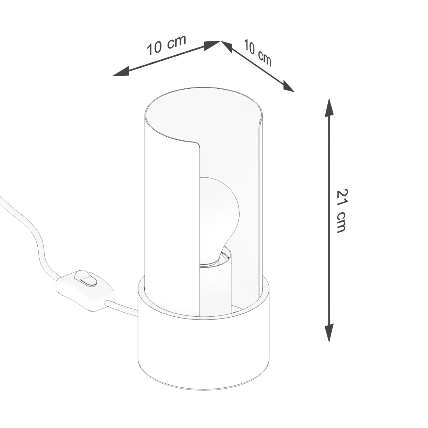 Tischlampe "FLASH" – Schreibtischlampe in | Dexity Lichtdesign