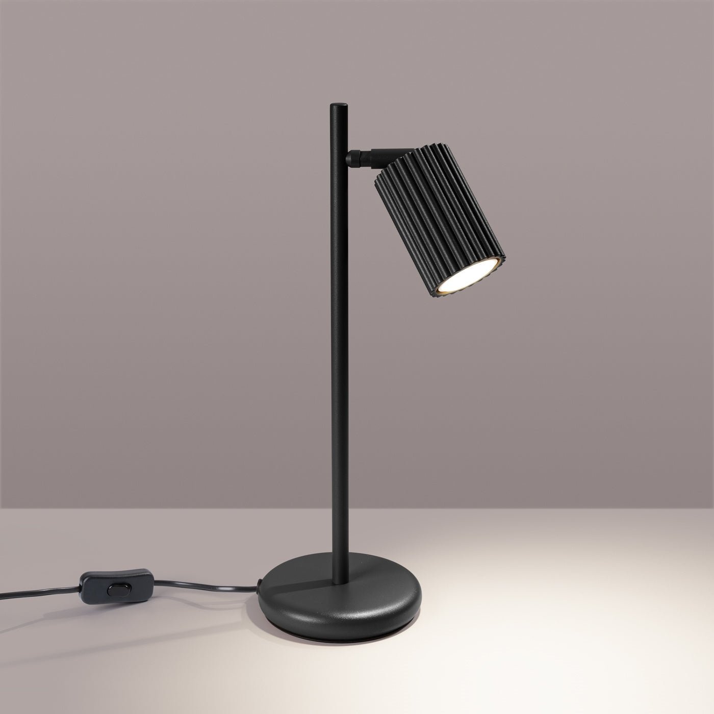 Tischlampe "KARBON" – Schreibtischlampen in Schwarz | Dexity Lichtdesign