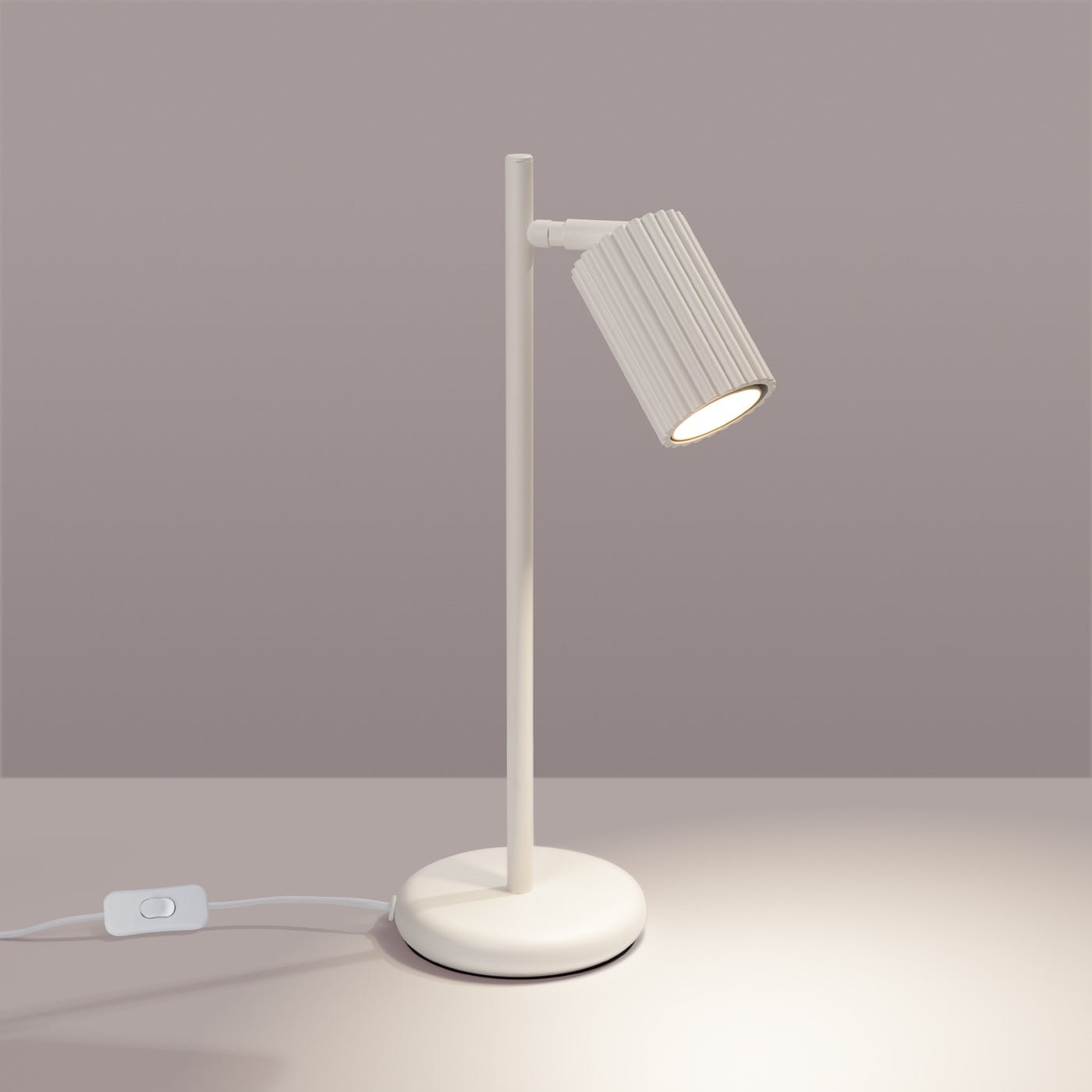 Tischlampe "KARBON" – Schreibtischlampen in Beige | Dexity Lichtdesign