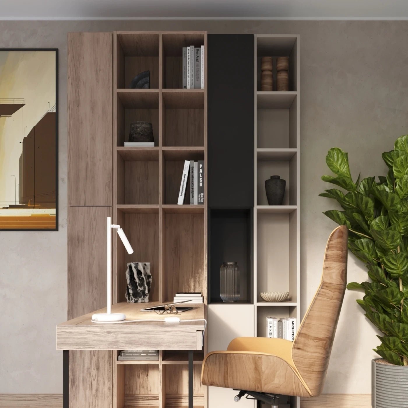 Tischlampe "PASTELO" – Schreibtischlampe in Weiß | Dexity Lichtdesign