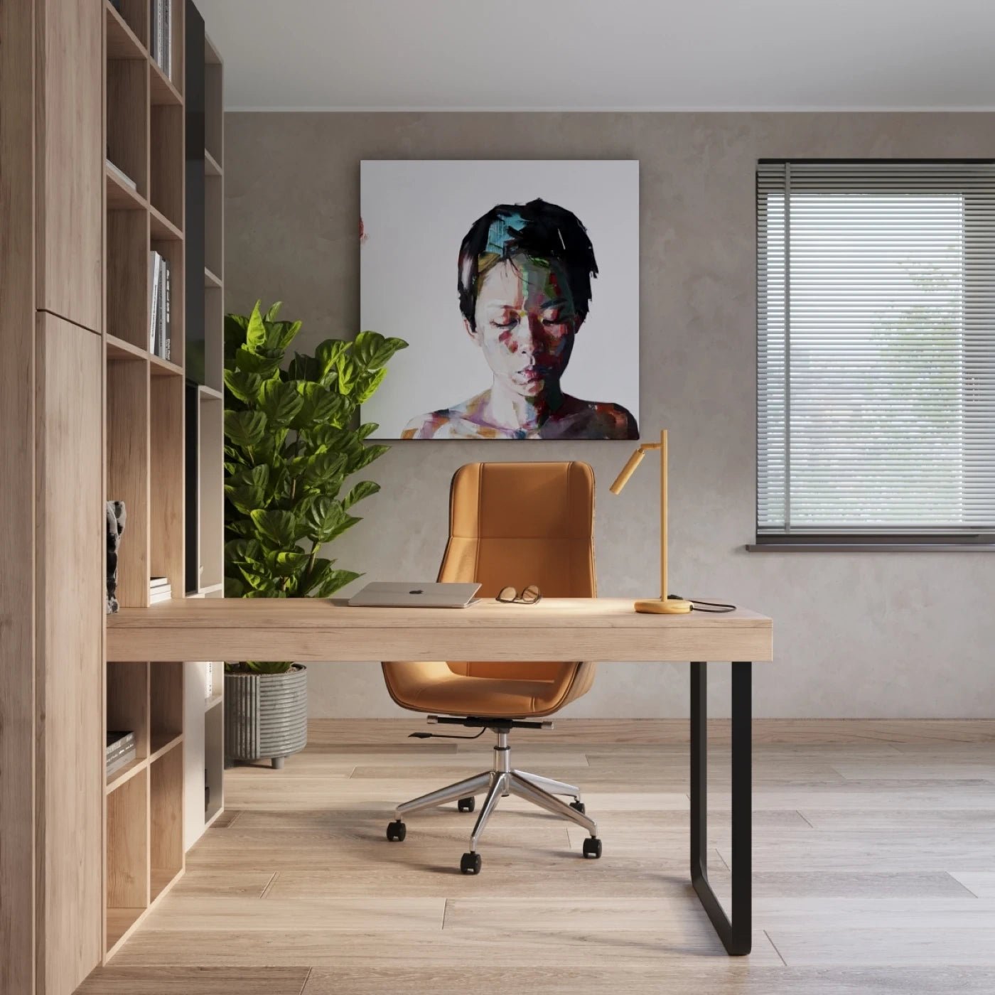 Tischlampe "PASTELO" – Schreibtischlampe in Golden | Dexity Lichtdesign