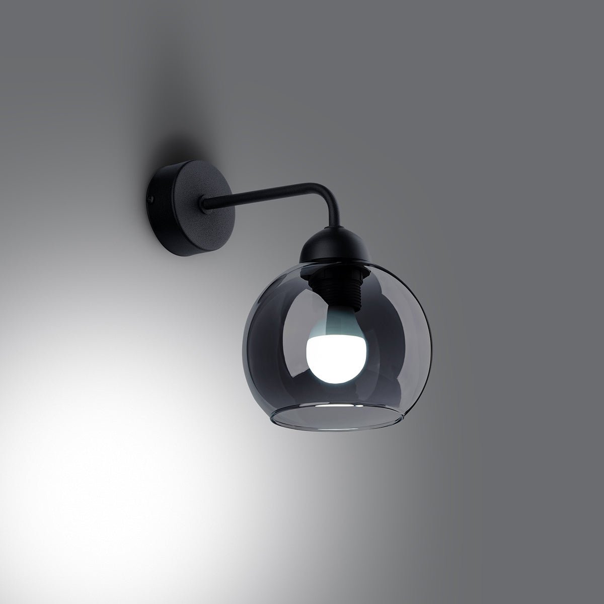 Wandleuchte „Alino 1“ – Wandlampen in Schwarz | Dexity Lichtdesign
