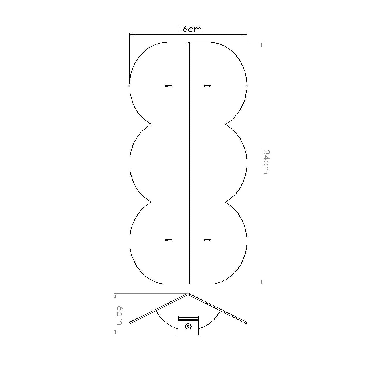 Wandleuchte "BISCUIT" – Wandleuchte in Weiß | Dexity Lichtdesign