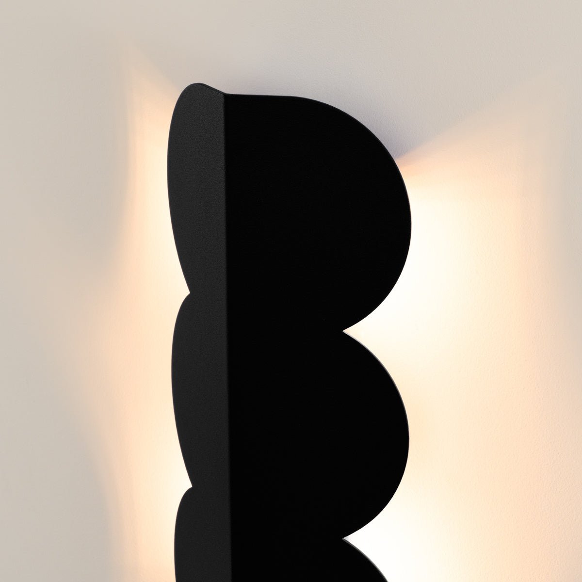 Wandleuchte "BISCUIT" – Wandleuchte in Schwarz | Dexity Lichtdesign