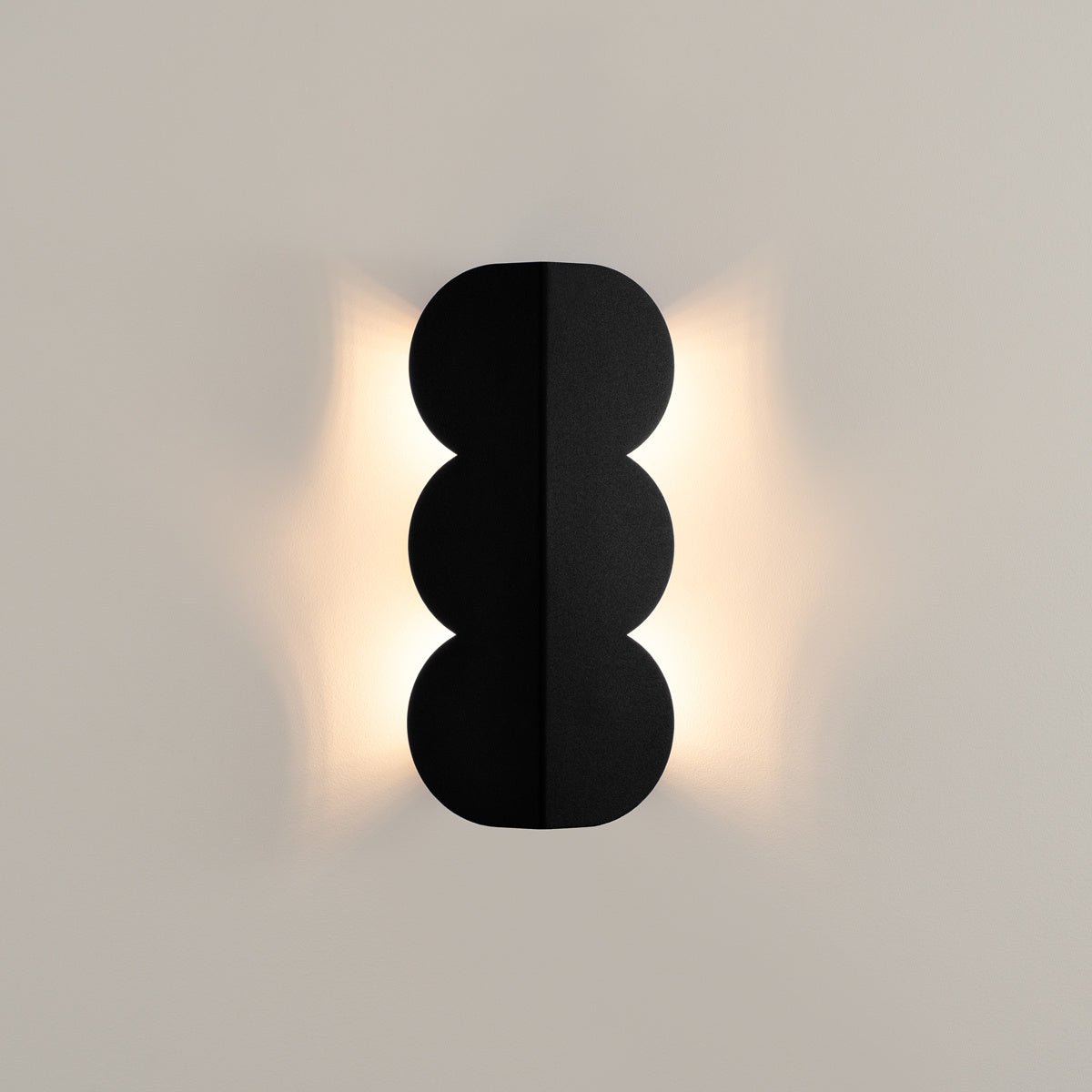Wandleuchte "BISCUIT" – Wandleuchte in Schwarz | Dexity Lichtdesign