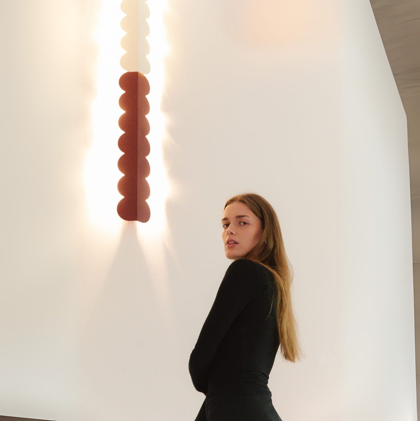 Wandleuchte "BISCUIT" – Wandleuchte in Roter Ocker | Dexity Lichtdesign