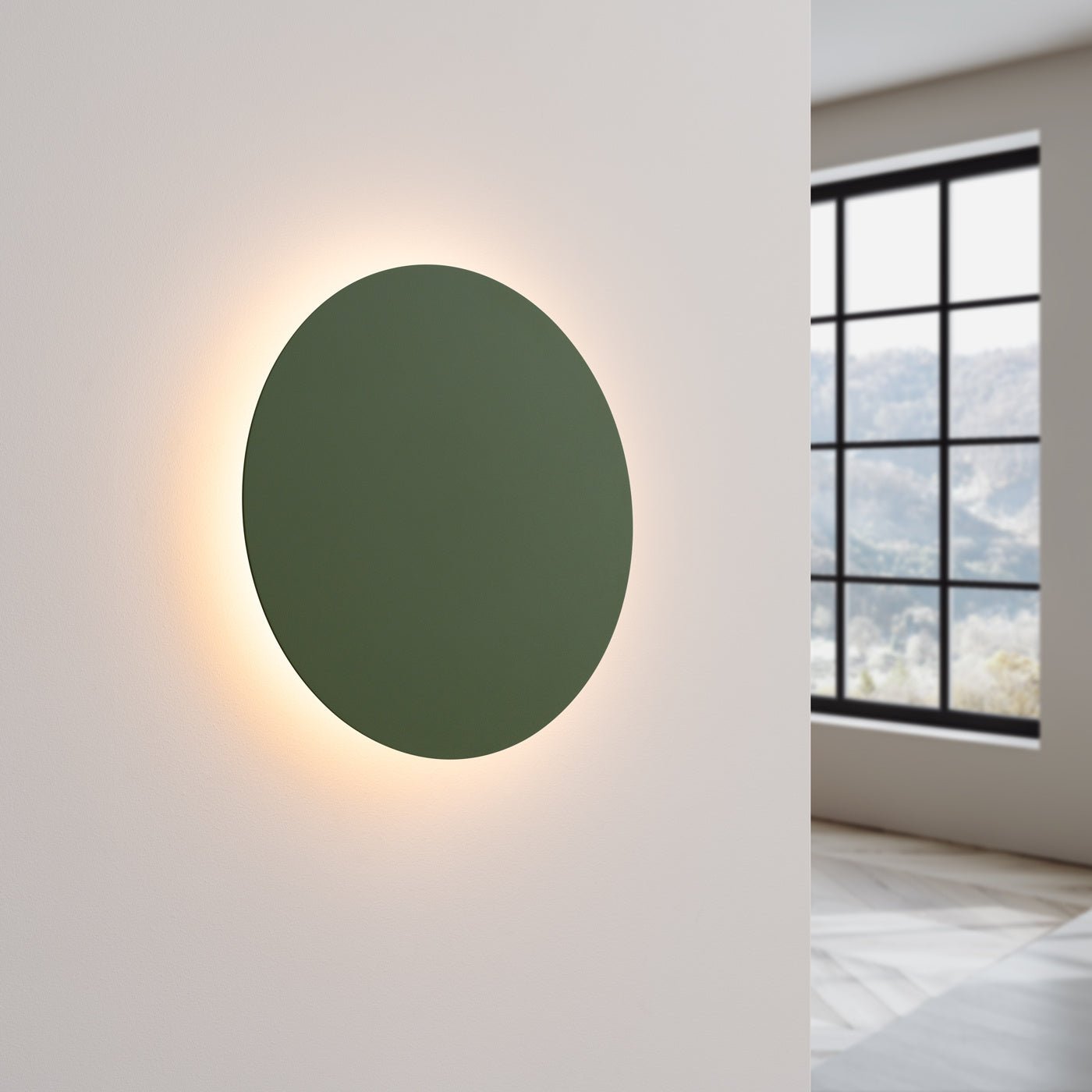 Wandleuchte "BORGEN" 3000K – Wandleuchte in Olivgrün | Dexity Lichtdesign