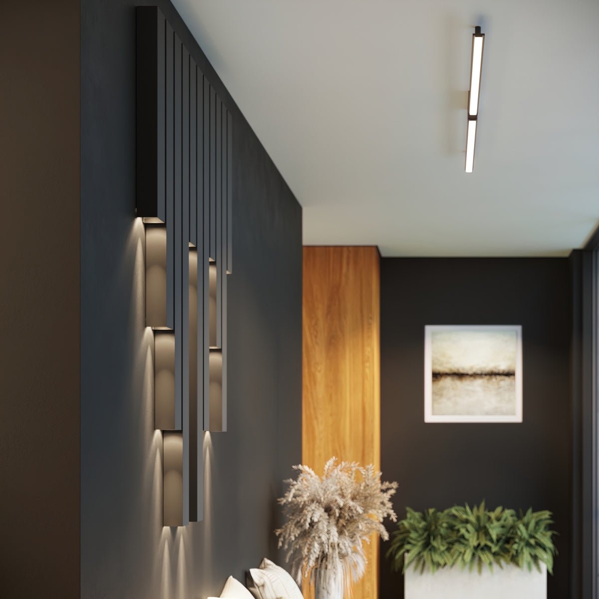 Wandleuchte "FREYA 90" – Wandleuchte in Roter Ocker | Dexity Lichtdesign