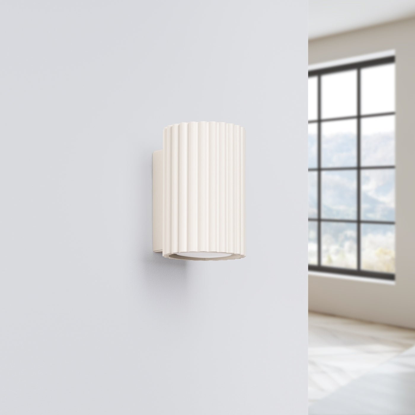 Wandleuchte "KARBON 10" – Wandleuchte in Beige | Dexity Lichtdesign