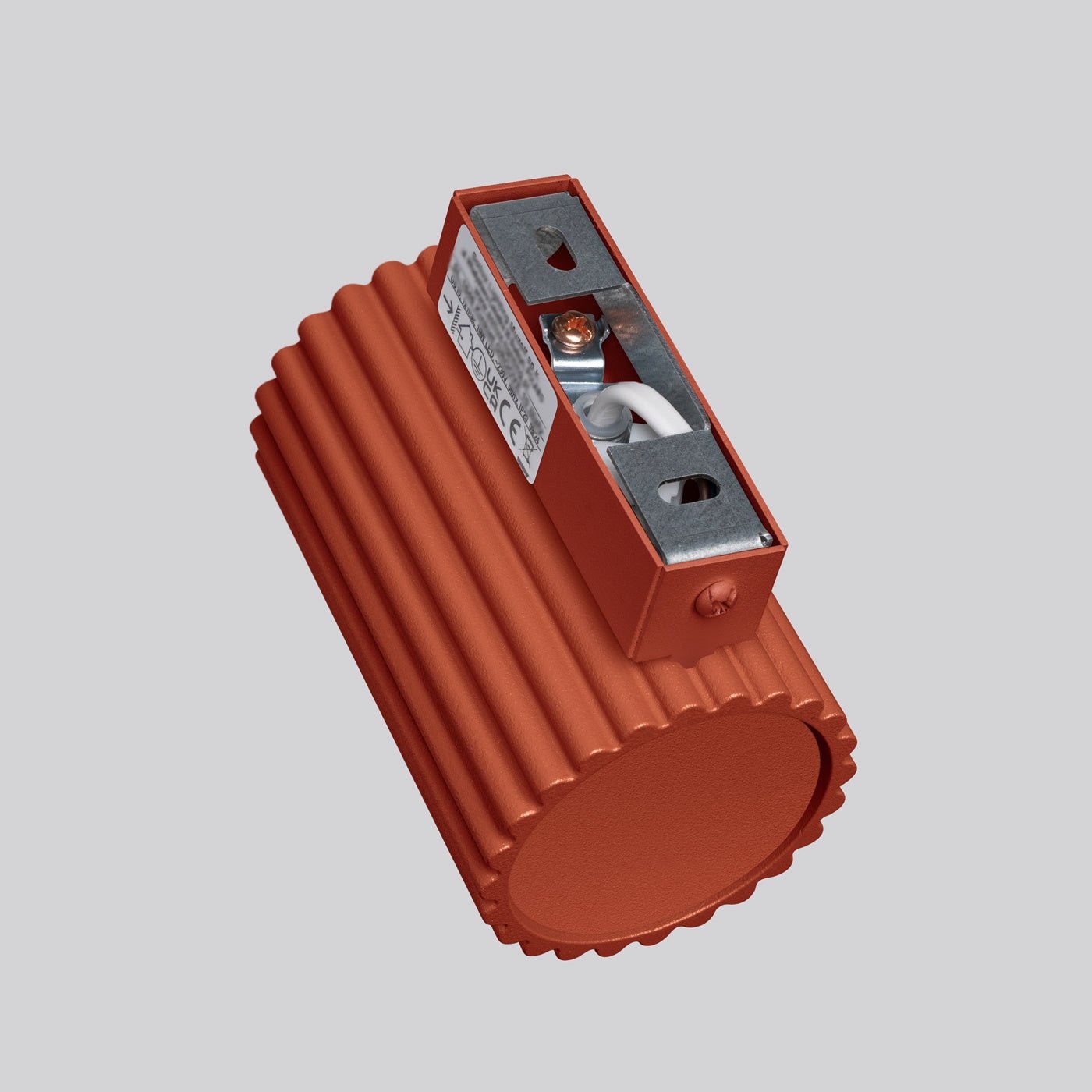 Wandleuchte "KARBON 10" – Wandleuchte in Roter Ocker | Dexity Lichtdesign