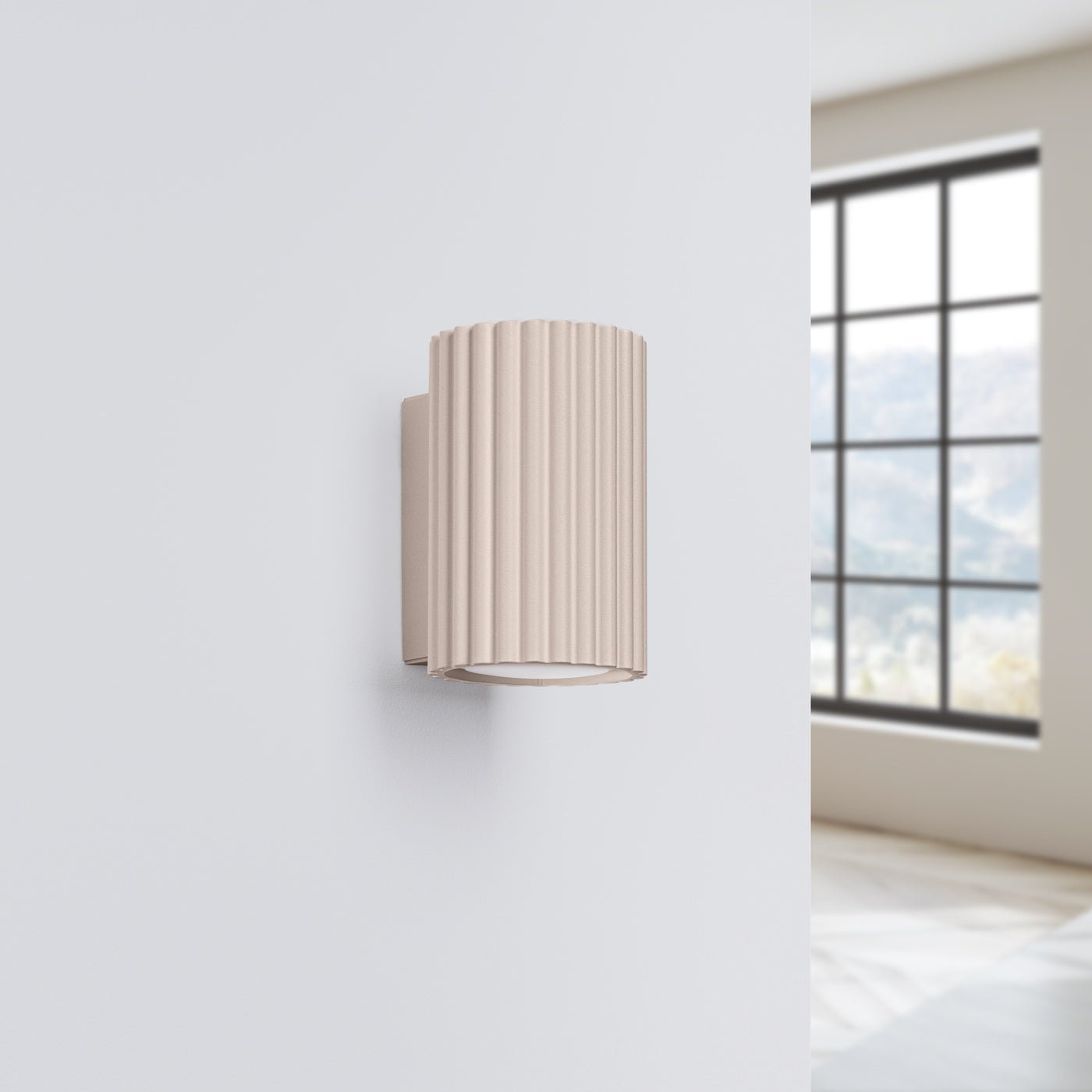 Wandleuchte "KARBON 10" – Wandleuchte in Taupe | Dexity Lichtdesign