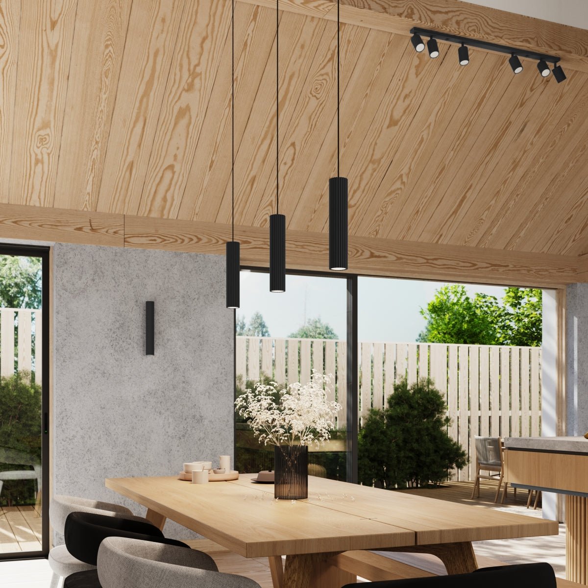 Wandleuchte "KARBON 20" – Wandleuchte in Schwarz | Dexity Lichtdesign