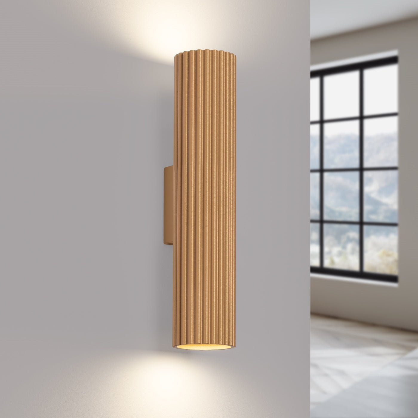Wandleuchte "KARBON 30" – Wandleuchte in Golden | Dexity Lichtdesign