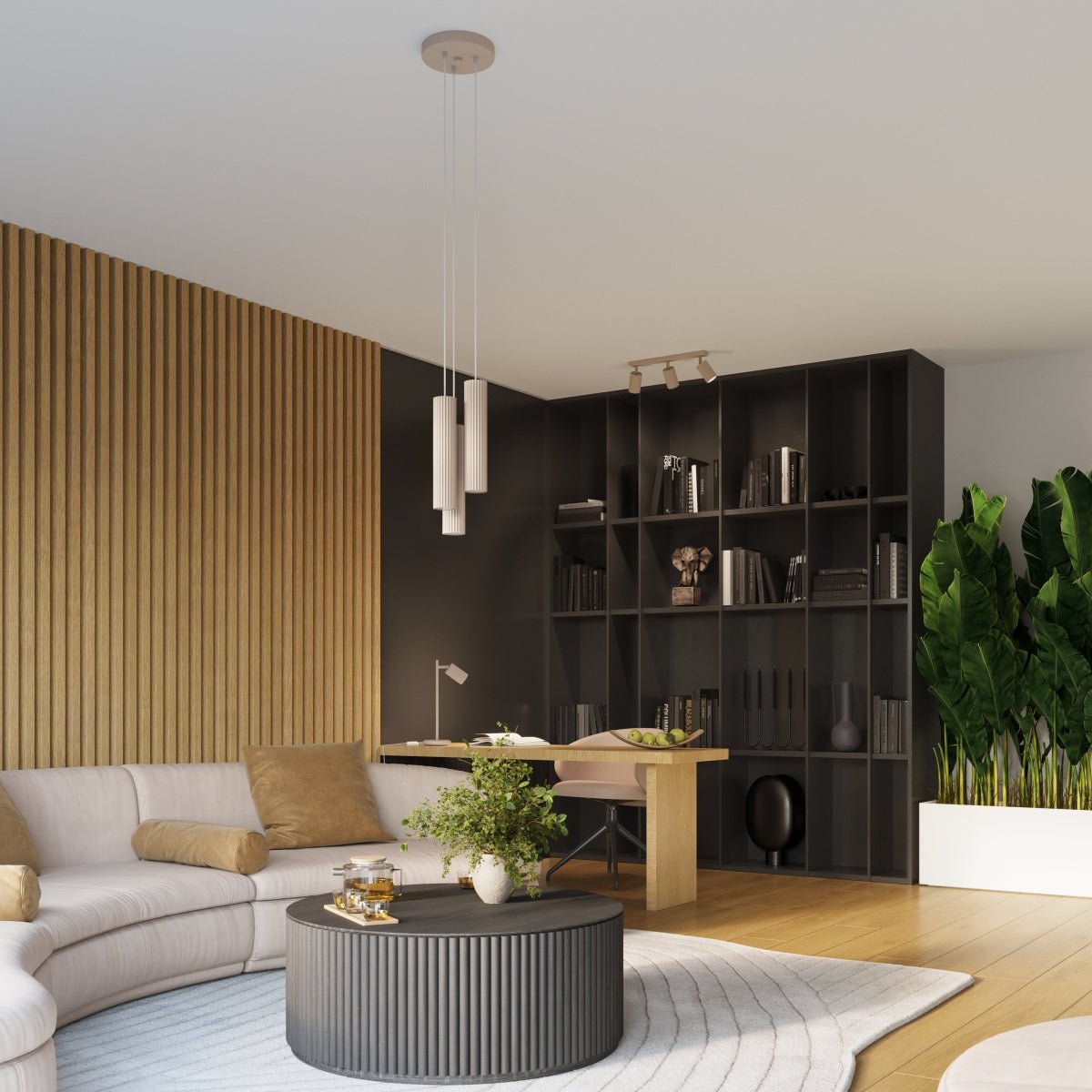 Wandleuchte "KARBON 30" – Wandleuchte in Taupe | Dexity Lichtdesign