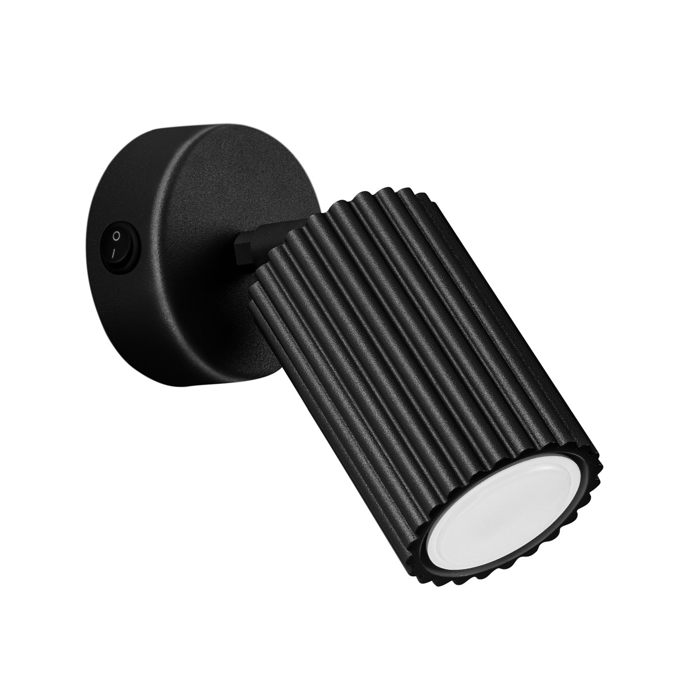 Wandleuchte "KARBON" mit Schalter – Wandleuchte in Schwarz | Dexity Lichtdesign